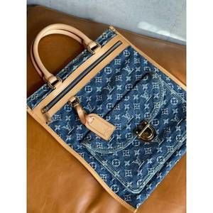 Louis Vuitton Monogram Denim Flat Shopper Handbag